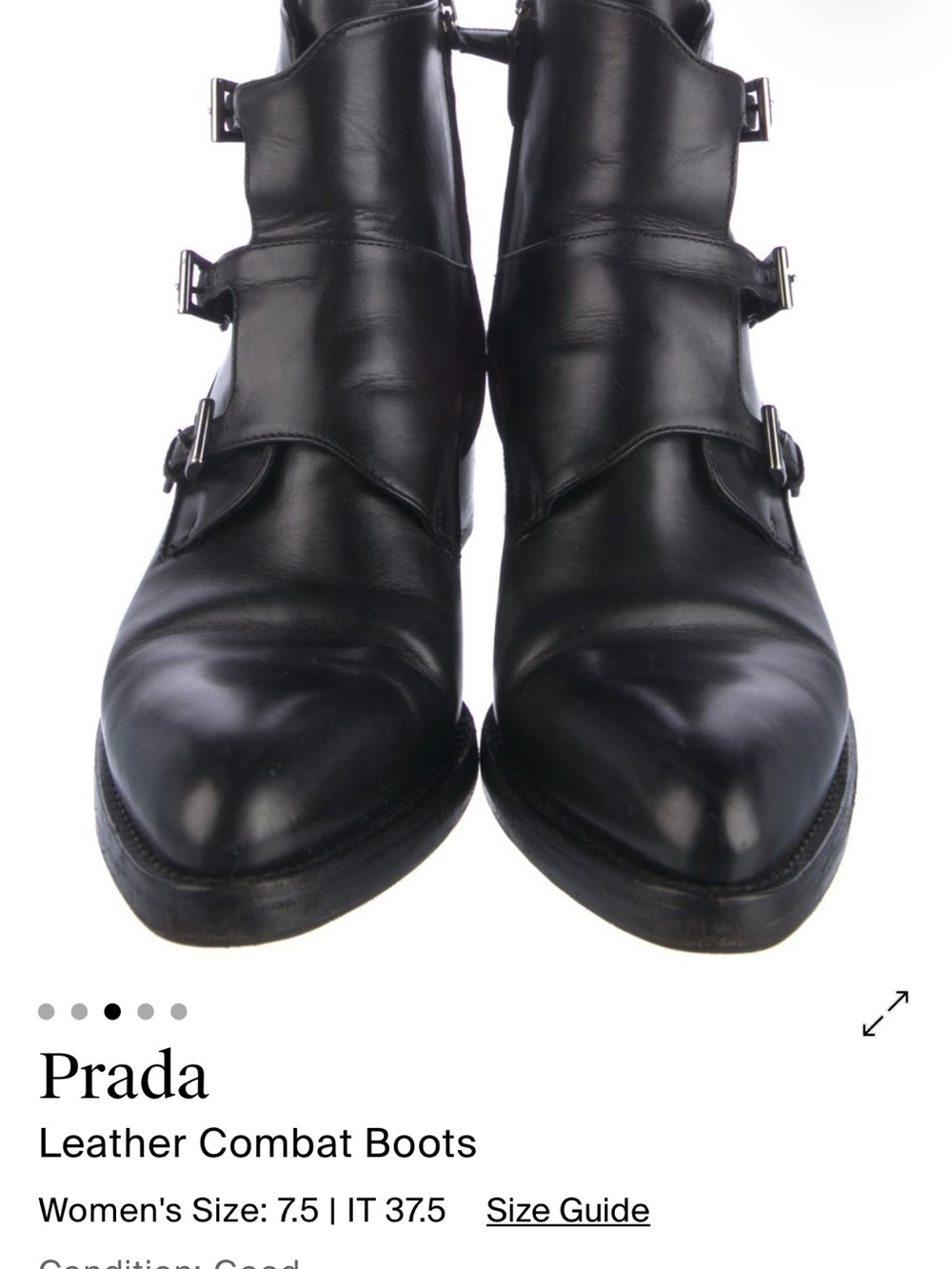 PRADA women’s combat boots - Picture 6 of 7